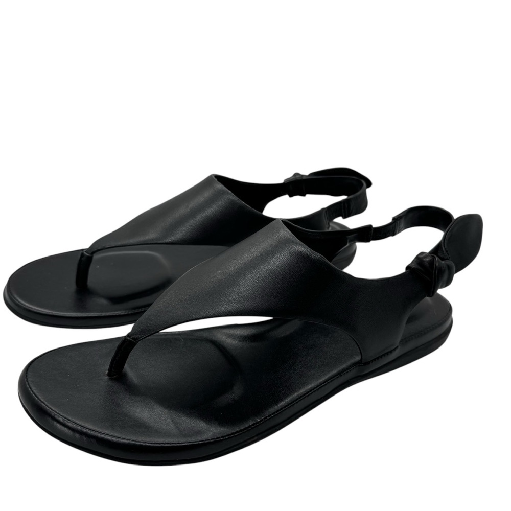 Com & Sens Sofia Sandal Black Leather Women’s Size 7.5